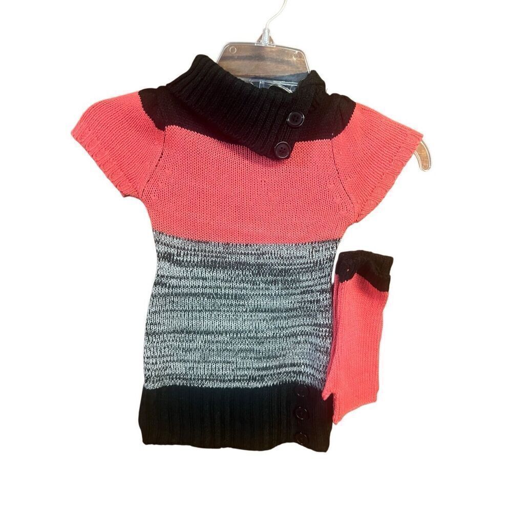 Dollhouse Toddler Sweater Dress With gloves Sz 2T NWT